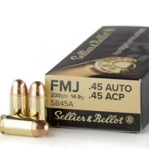 50 Rounds of 230gr FMJ .45 ACP Ammo