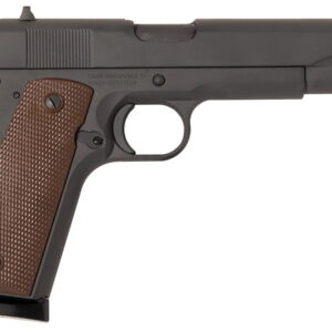 Tisas 1911 A1 Service 45 ACP Pistol with 5 Inch Barrel and Dark Gray Cerakote Finish