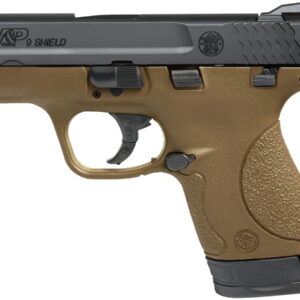Model: M&P40 Shield with No Thumb Safety Caliber: 40 S&W Capacity: 6 Round & 7 Round Action: Striker Fire Barrel Length: 3.1” / 7.9 cm Front Sight: White Dot Rear Sight: White 2-Dot Frame/Barrel Material: Stainless Steel Frame Width: .95” / 2.4 cm Overall Height: 4.6” / 11.684 cm Overall Length: 6.1” / 15.5 cm Weight: 19.0 oz / 538.7 g Frame Material: Polymer Barrel/Slide Finish: Black/Durable Corrosion Resistant Trigger Pull: 6.5 lbs. +/- Sight Radius: 5.3” / 13.3 cm