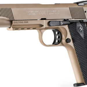 Walther Colt Government 22LR 1911 A1 Rail Gun with Flat Dark Earth (FDE) Finish