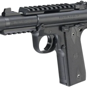Ruger Mark IV 22/45 Tactical Semi-Automatic Pistol 22 Long Rifle 4.4" Barrel 10-Round Black