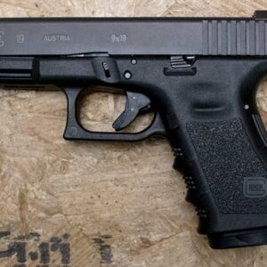Glock 19 Gen3 9mm Police Trade-In Pistol with White Slide Lettering