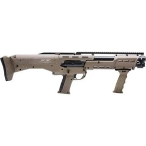 STANDARD MANUFACTURING DP12 FLAT DARK EARTH 12 GA 18" BARREL 14-ROUNDS AMBIDEXTROUS SYNTHETIC