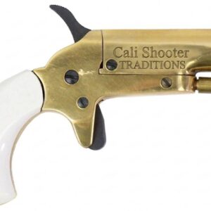 Traditions Vest Pocket Derringer Brass 31 Caliber Black Powder Single Shot Muzzleloader Handgun