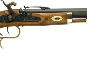Traditions Trapper Muzzleloading Pistol 50 Caliber Percussion 9.75" Blued Barrel Select Hardwood Stock