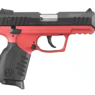 Ruger SR22 22LR Red Titanium Cerakote Rimfire Pistol with Threaded Barrel