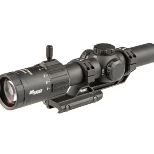 Sig Sauer Tango-MSR LPVO 1-6x24mm Riflescope with Illuminated BDC6 Reticle and Cantilever Mount