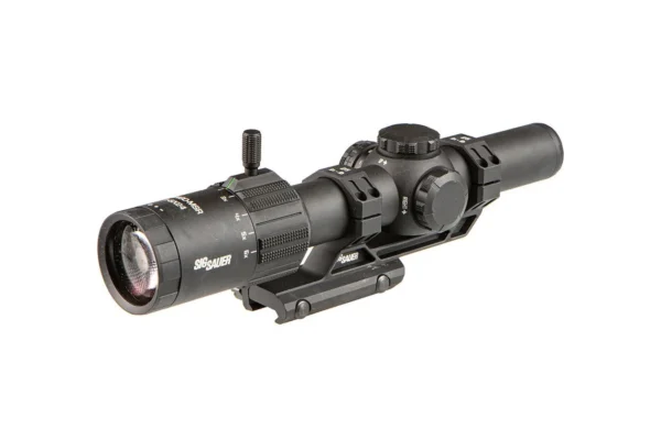 Sig Sauer Tango-MSR LPVO 1-6x24mm Riflescope with Illuminated BDC6 Reticle and Cantilever Mount
