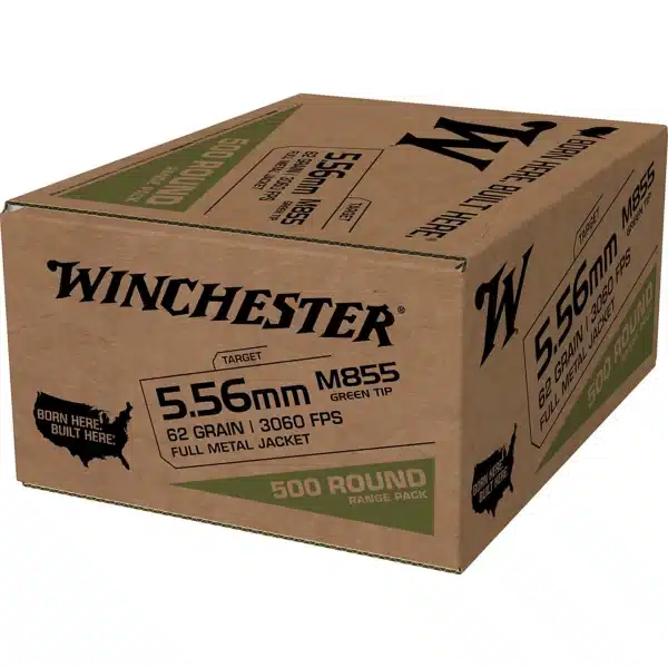 Winchester USA 5.56mm M855 Full Metal Jacket Steel Core - Image 2