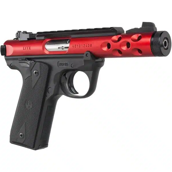 Ruger Mark IV 22/45 Lite Red 22 LR Semiautomatic Pistol - Image 2