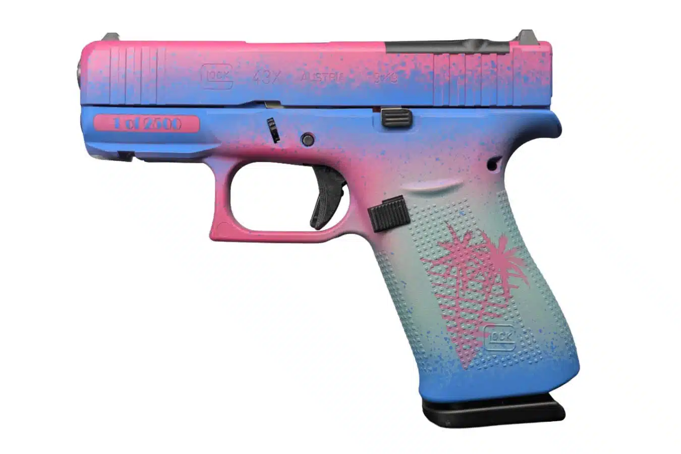 Glock 43x MOS 9mm Limited Edition Miami Finish Pistol - Image 2