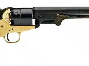 Pietta™ 1851 Confederate Navy Black Powder Revolver Pistol - .44 Caliber 7.5" Blued Barrel Brass Frame - REB44